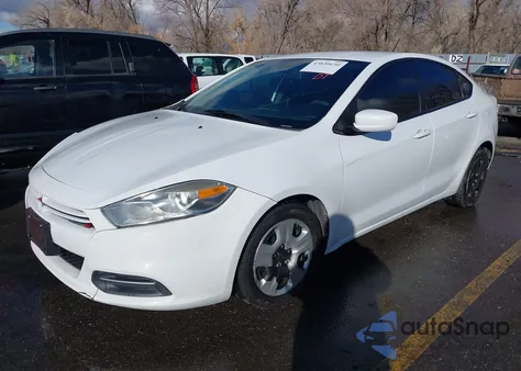2015 Dodge Dart Se z USA, uszkodzony, nr VIN 1C3CDFAA6FD404664
